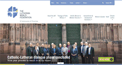Desktop Screenshot of lutheranworld.org